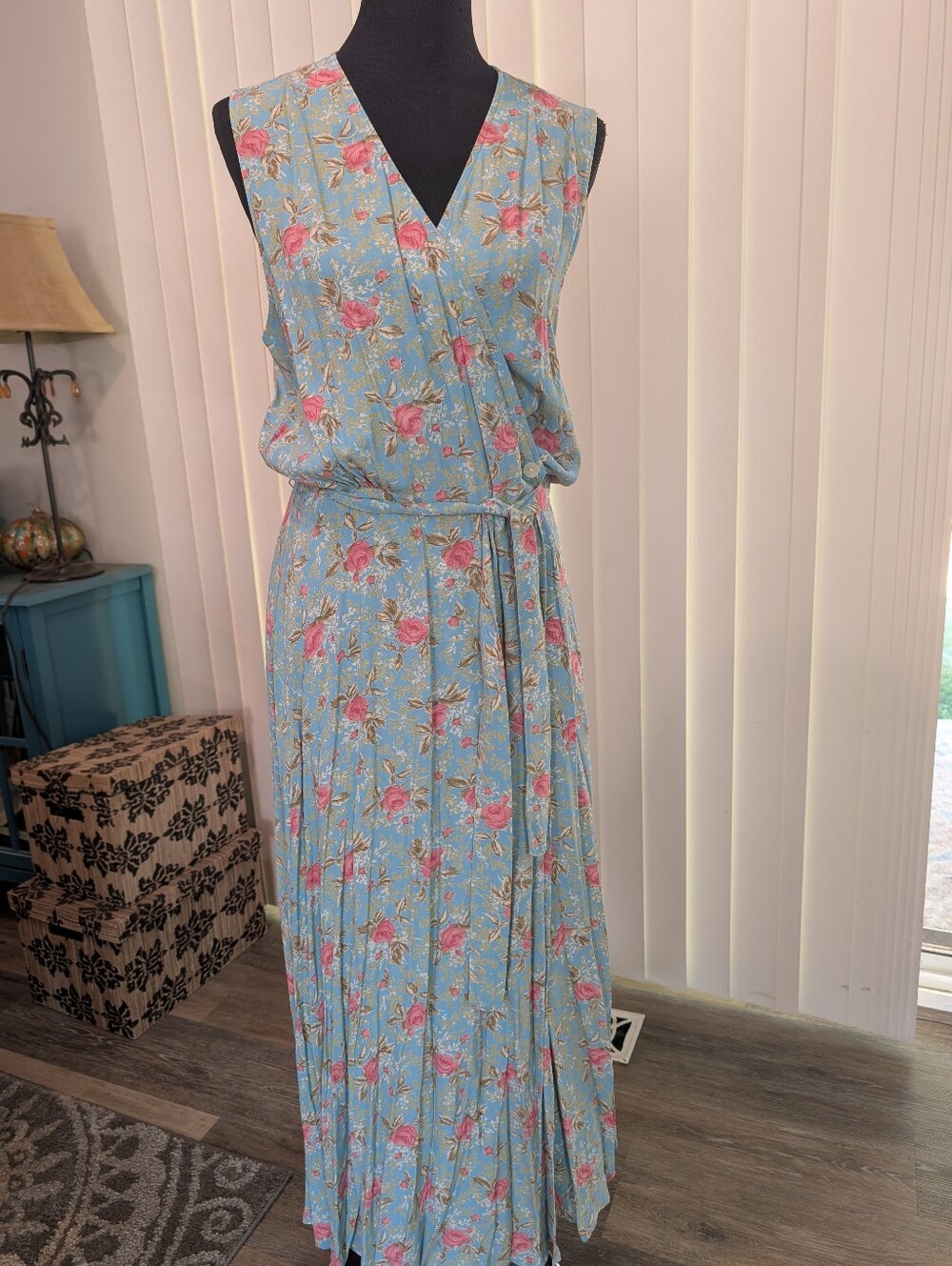 GAP Floral Wrap Dress